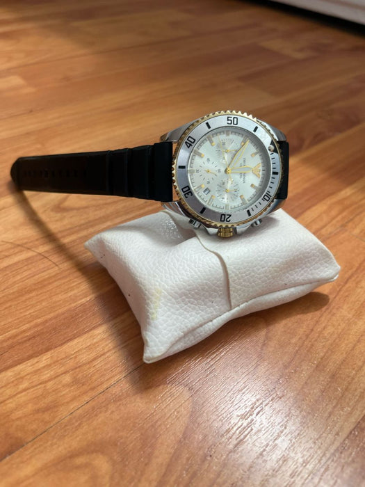 Elegant Silver Chronograph Watch