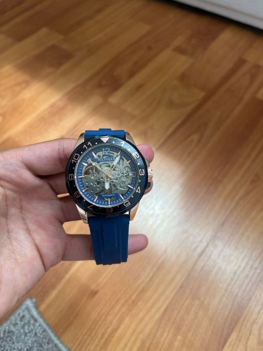 Sporty Skeleton Automatic Watch