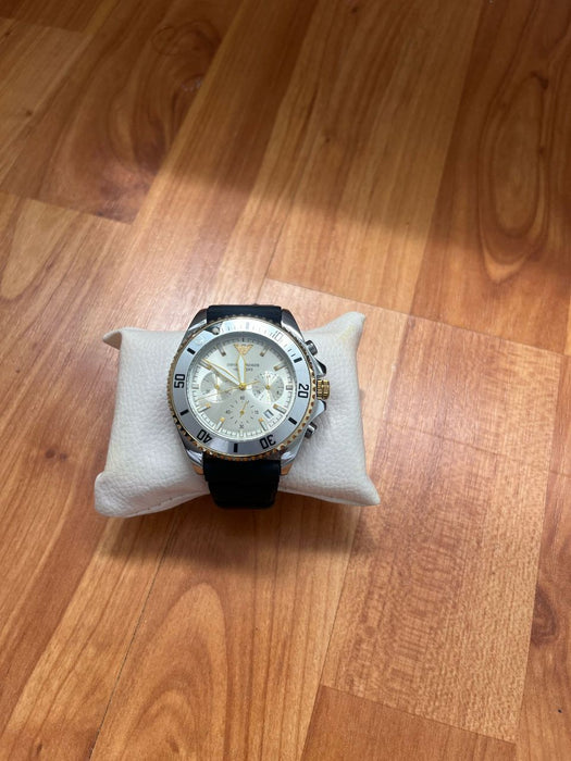 Elegant Silver Chronograph Watch