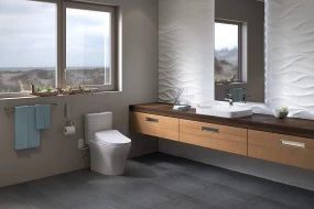 Aquia® IV Toilet - 1.28 GPF & 0.9 GPF, Elongated Bowl - WASHLET+ Connection - New