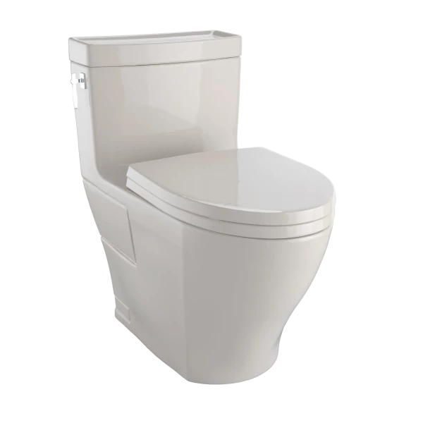 Aimes® One-Piece Toilet, 1.28GPF, Elongated Bowl - WASHLET®+ Connection