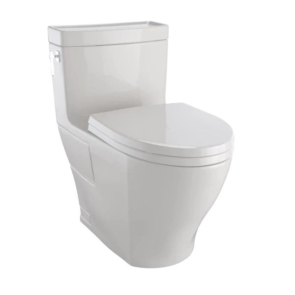 Aimes® One-Piece Toilet, 1.28GPF, Elongated Bowl - WASHLET®+ Connection