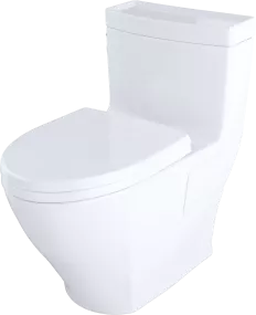 Aimes® One-Piece Toilet, 1.28GPF, Elongated Bowl - WASHLET®+ Connection