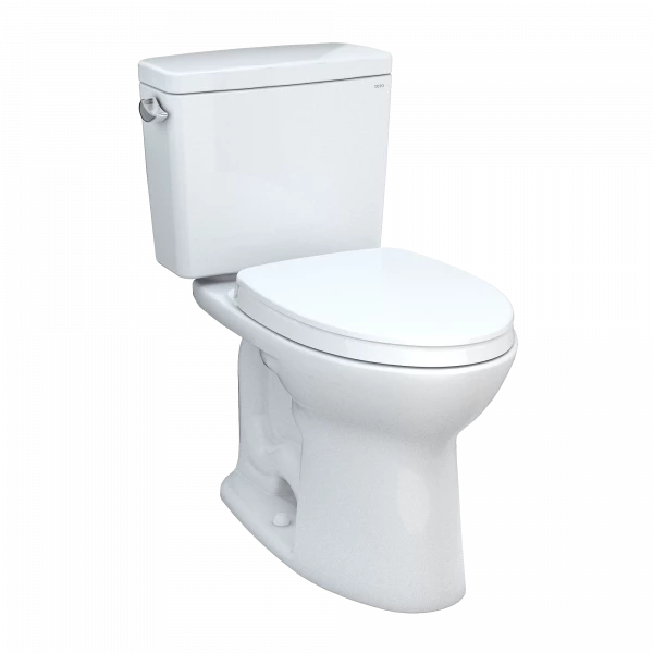 Drake® Two-piece Toilet, 1.28 GPF, Elongated Bowl - Universal Height - 10" Rough-In