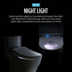 Aquia® IV WASHLET®+ S5 Two-Piece Toilet - 1.28 GPF/0.9 GPF - Universal Height