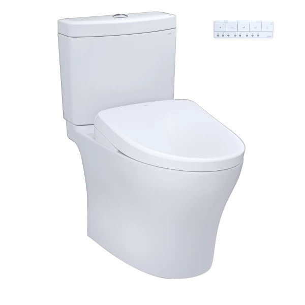 Aquia® IV - WASHLET®+ S7A Two-Piece Toilet - 1.28 GPF & 0.9 GPF - Universal Height
