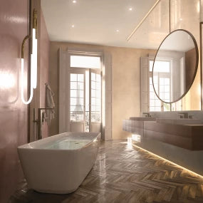 Flotation Freestanding Square Tub