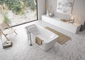 Flotation Freestanding Square Tub