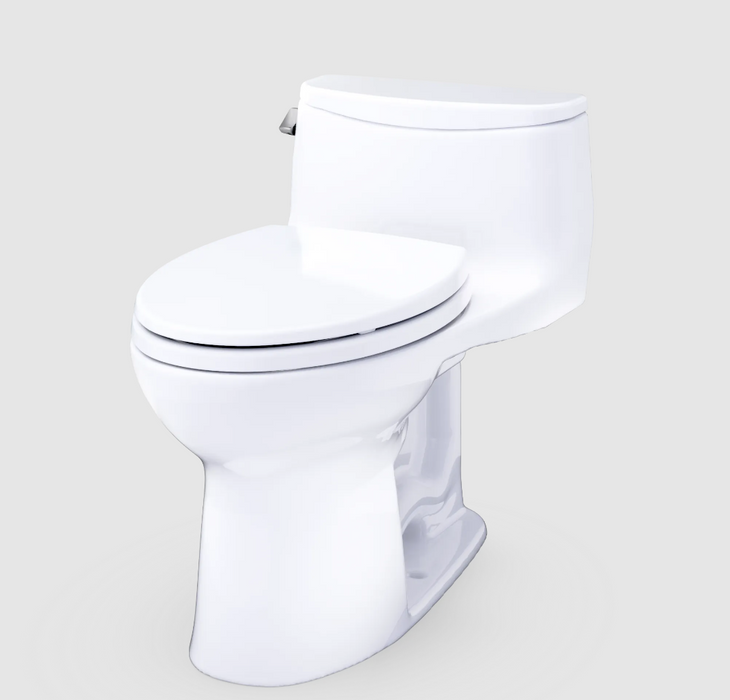 TOTO Ultramax 1.28 GPF One Piece Elongated Toilet with Left Hand Lever - Seat Included