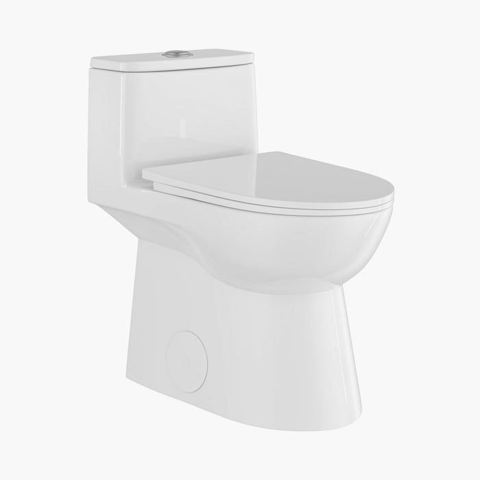HOROW Best Dual Flush Toilet Modern Elongated Raised Toilet Seat Model T0334W