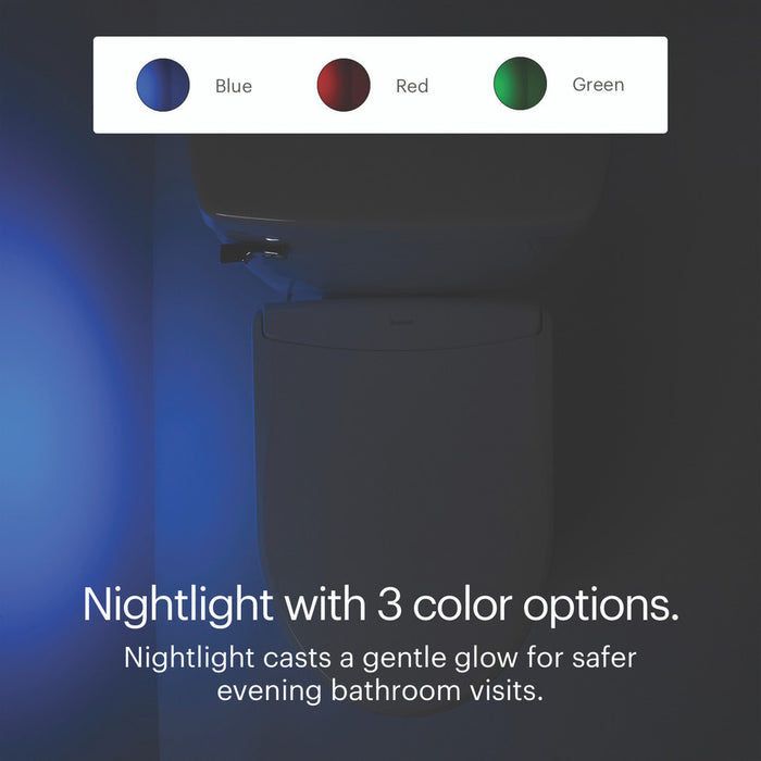 Brondell Swash Thinline T44 Luxury Bidet Toilet Seat with Remote Control