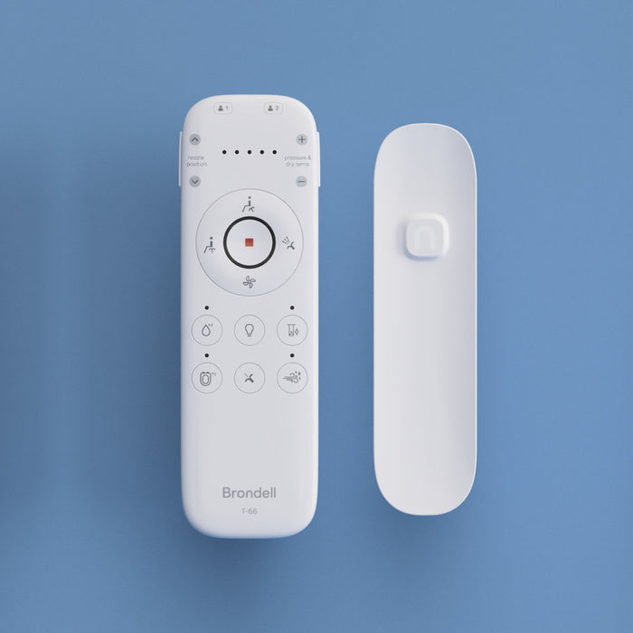 Brondell Swash Eco Thinline T66 Luxury Bidet Toilet Seat with Remote Control