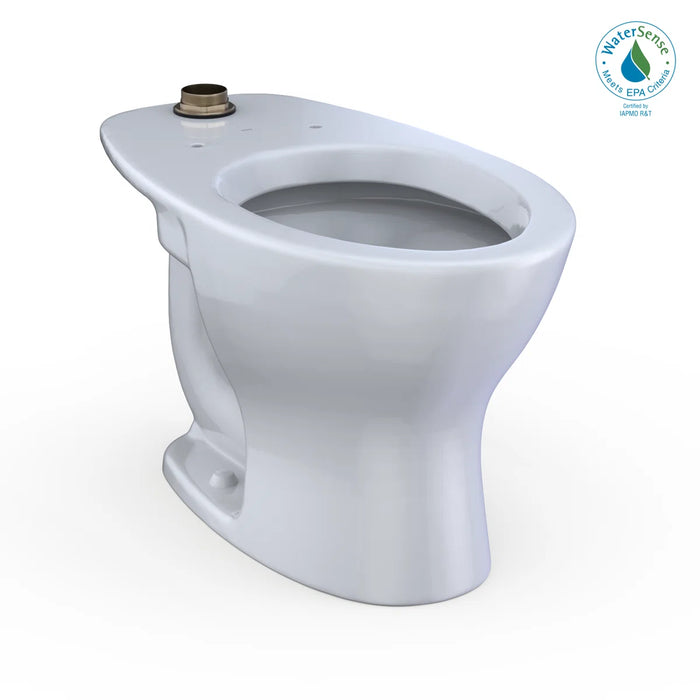 Commercial Flushometer TORNADO FLUSH®, Top Spud Floor Mounted Toilet - 1.0/1.28/1.6 GPF, Universal Height (Reclaimed Water Option)
