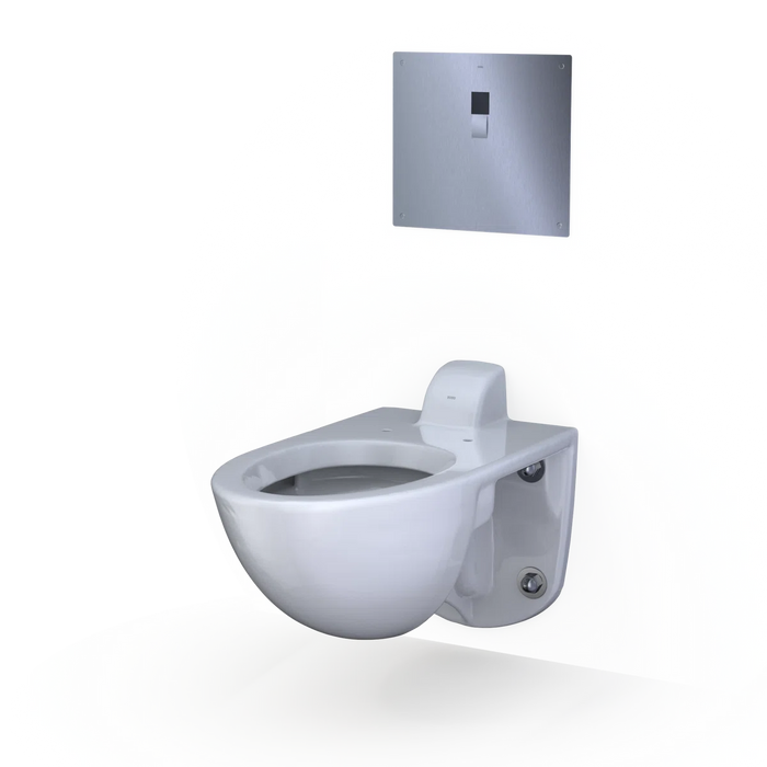 Commercial Flushometer TORNADO FLUSH®, Back Spud Wall-Hung Toilet – 1.0/1.28/1.6 GPF