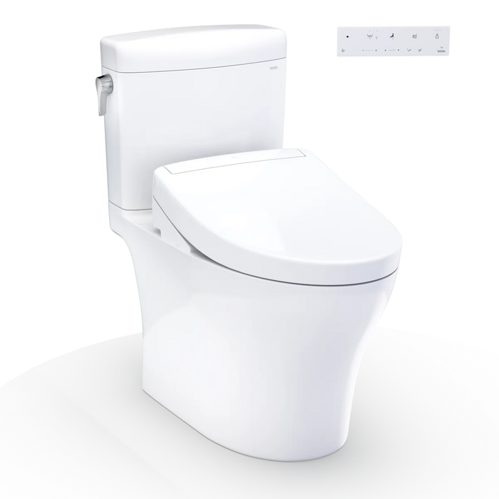 Aquia® IV Cube WASHLET®+ S5 Two-Piece Toilet - 1.28 GPF/0.9 GPF