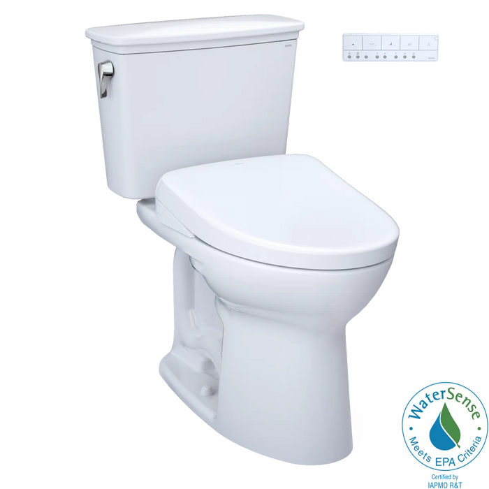 Drake® Transitional WASHLET®+ S7 Two-Piece Toilet - 1.28 GPF - Universal Height - 10" Rough-in