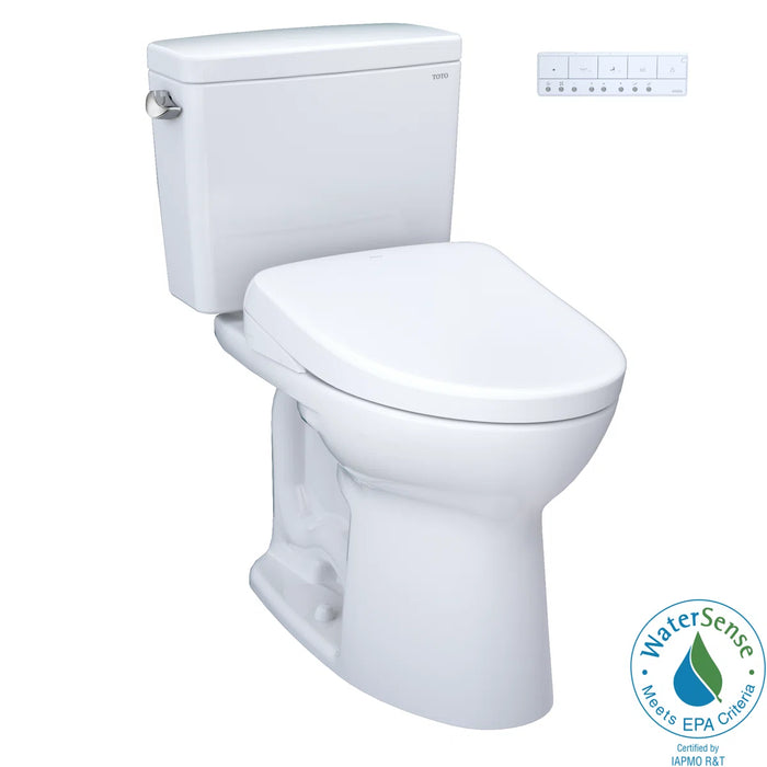 Drake® WASHLET®+ S7A Two-Piece Toilet - 1.28 GPF - Universal Height - 10" Rough-in