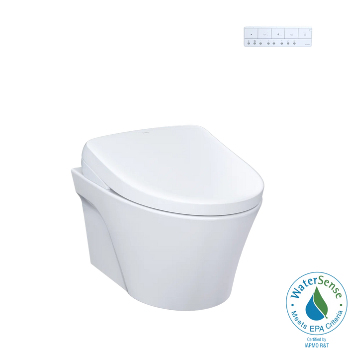 AP WASHLET®+ S7A Wall-Hung Toilet - 1.28 GPF & 0.9 GPF - Auto Flush