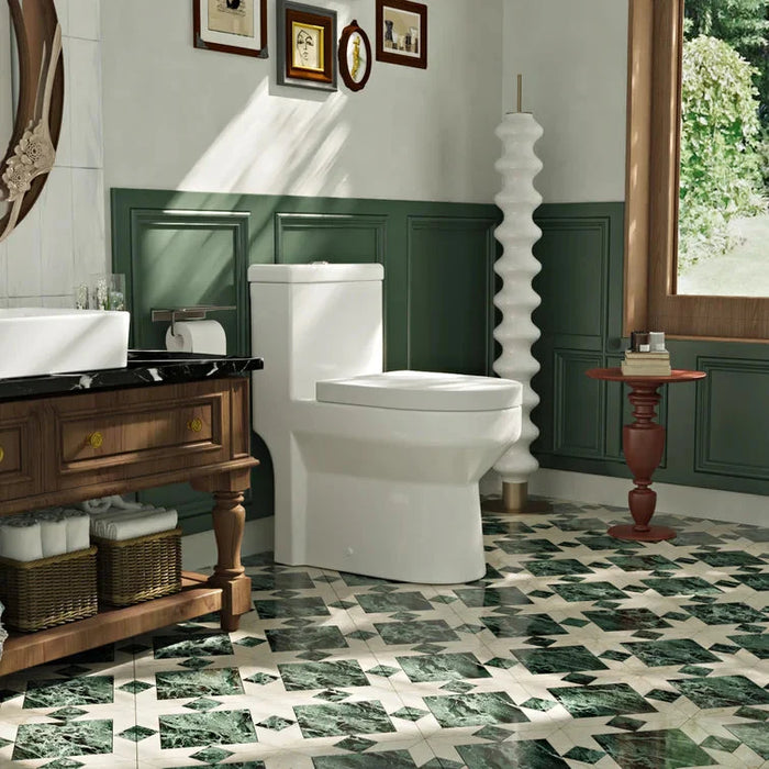 LIBERTY One-Piece Round Toilet, 1.1/1.6GPF Dual-Flush with Multiple Colors