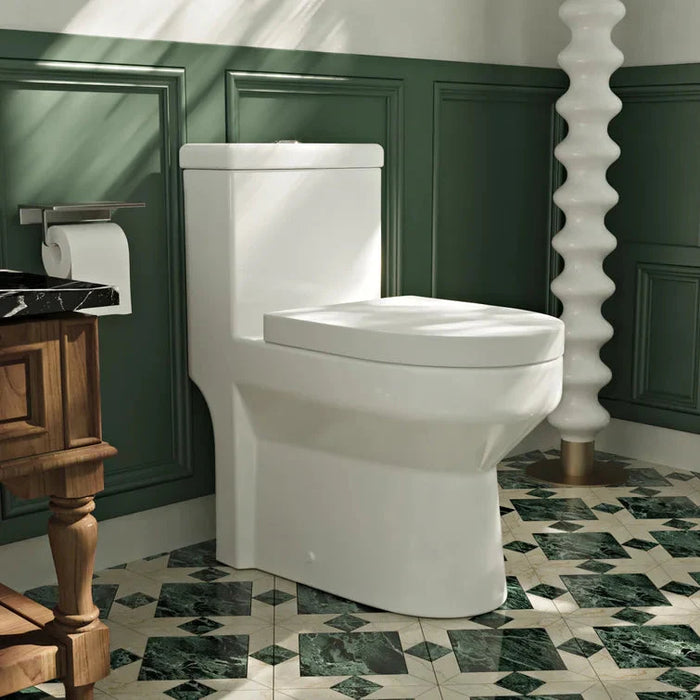 LIBERTY One-Piece Round Toilet, 1.1/1.6GPF Dual-Flush with Multiple Colors