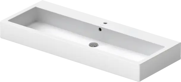 Vero Wall Mounted Sink  47 1/4 " x 18 1/2 ", without Faucet hole, White High Gloss