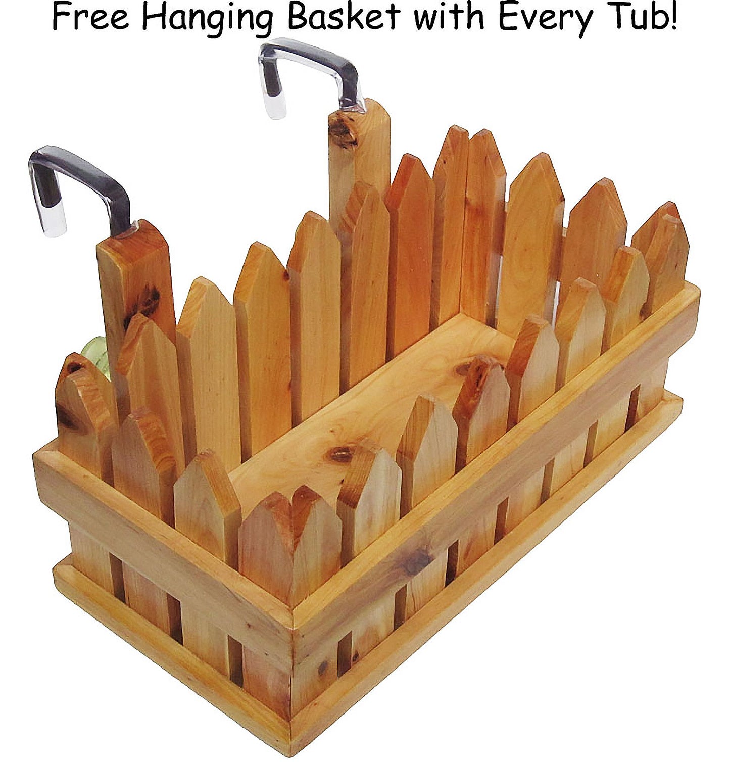 ALFI brand AB1130 65" 2 Person Free Standing Cedar Wooden Bathtub with Fixtures & Headrests