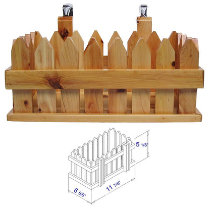 ALFI brand AB1163 61'' Free Standing Wooden BathTub with Headrest
