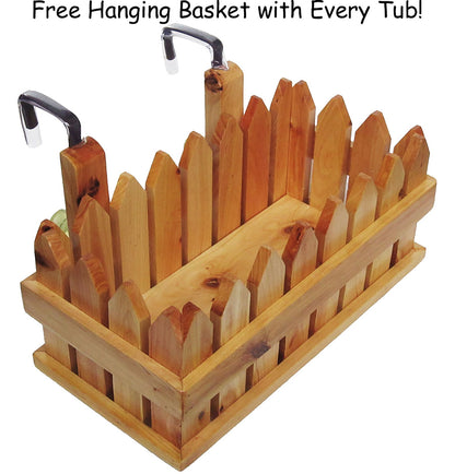 ALFI brand AB1187 57" Free Standing Wooden Soaking Bathtub with Headrest