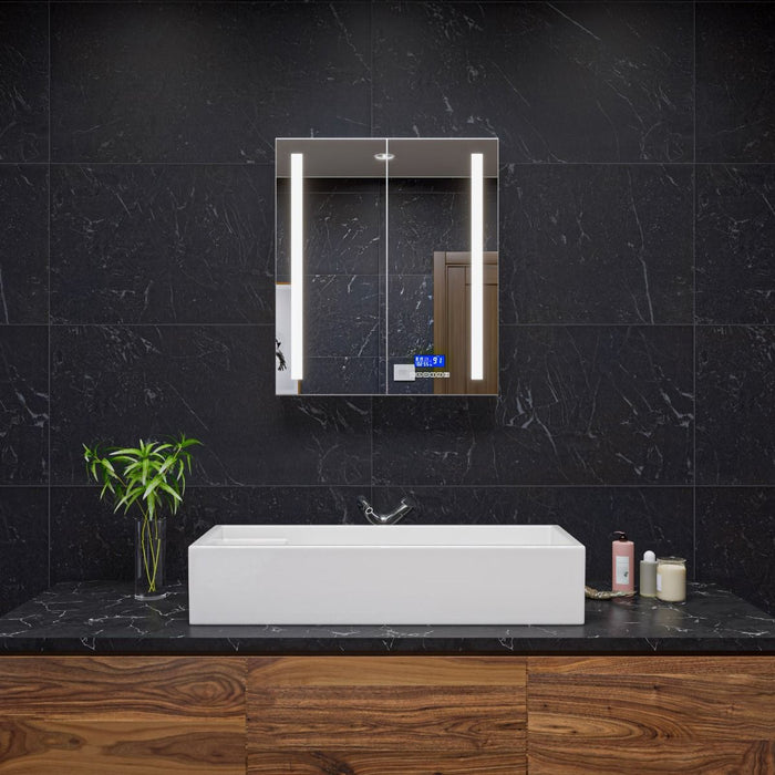 ALFI brand AB39TR 39" White Above Mount Fireclay Bathroom Trough Sink