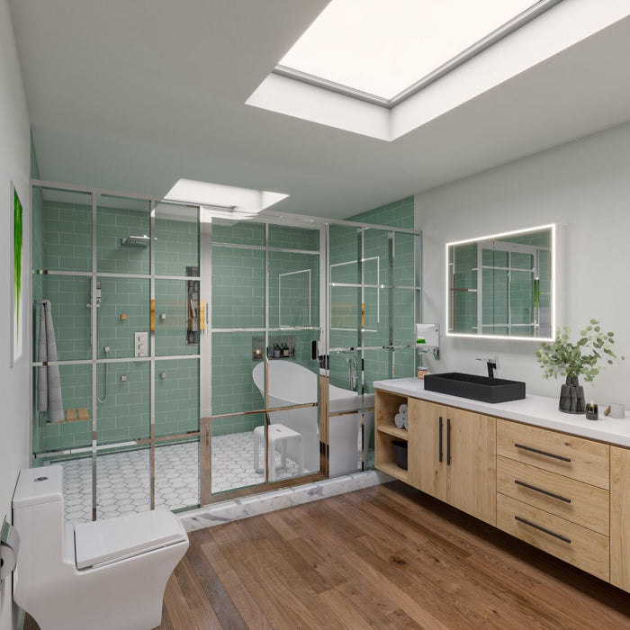 ALFI brand AB9915 74" White Solid Surface Smooth Resin Soaking Slipper Bathtub