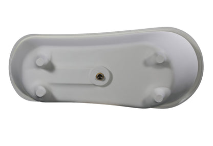 ALFI brand AB9960 67" White Matte Clawfoot Solid Surface Resin Bathtub