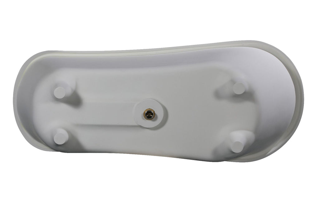 ALFI brand AB9960 67" White Matte Clawfoot Solid Surface Resin Bathtub