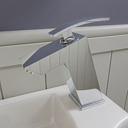 ALFI brand ABC114 White 18" Small Wall Mounted Ceramic Sink with Faucet Hole