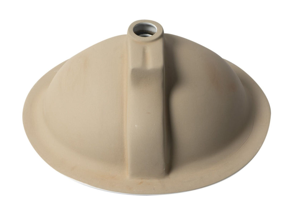 ALFI brand ABC802 White 21" Oval Drop In Ceramic Sink with Faucet Hole
