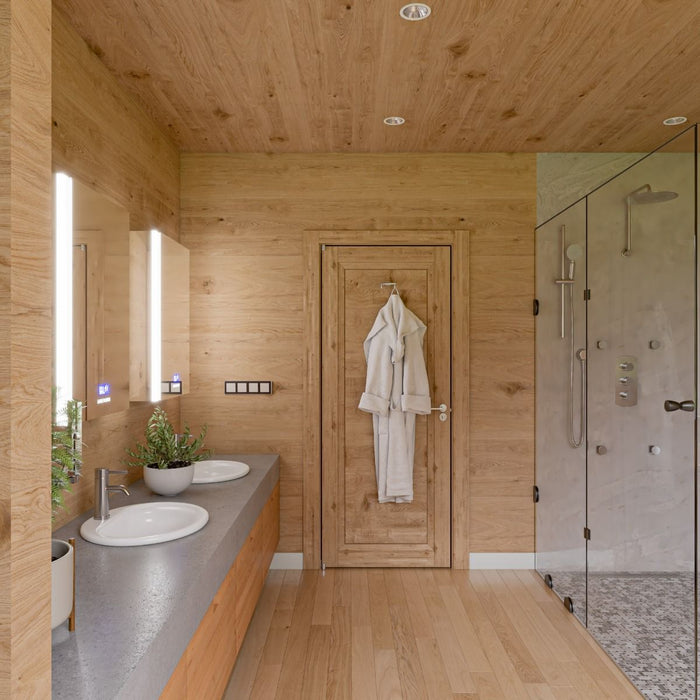 ALFI brand ABC802 White 21" Oval Drop In Ceramic Sink with Faucet Hole