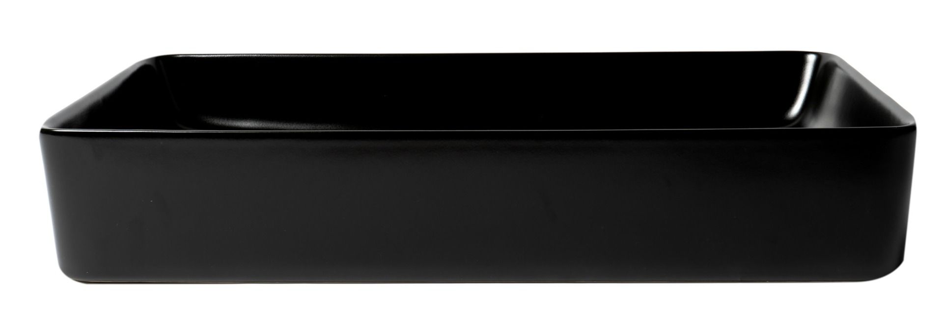 ALFI brand ABC902-BM 24" Modern Rectangular Above Mount Ceramic Sink