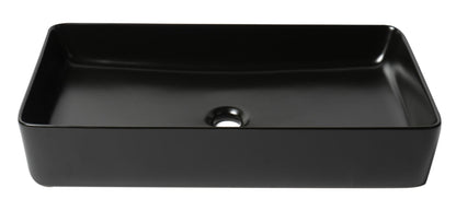 ALFI brand ABC902-BM 24" Modern Rectangular Above Mount Ceramic Sink