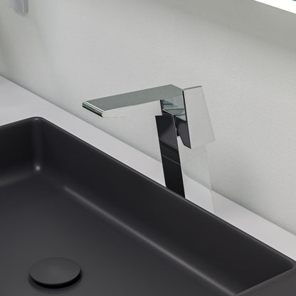 ALFI brand ABC902-BM 24" Modern Rectangular Above Mount Ceramic Sink