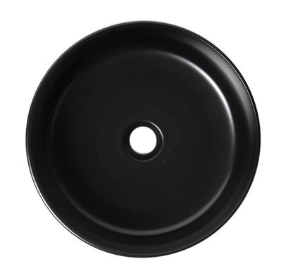 ALFI brand ABC907-BM 15" Round Above Mount Ceramic Sink