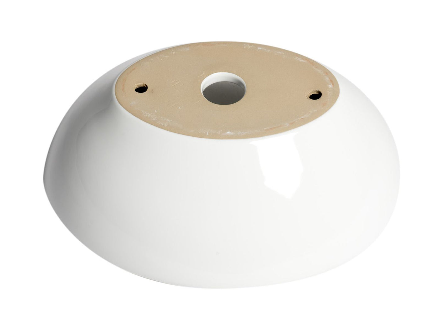 ALFI brand ABC913 White 16" Egg Shape Above Mount Ceramic Sink