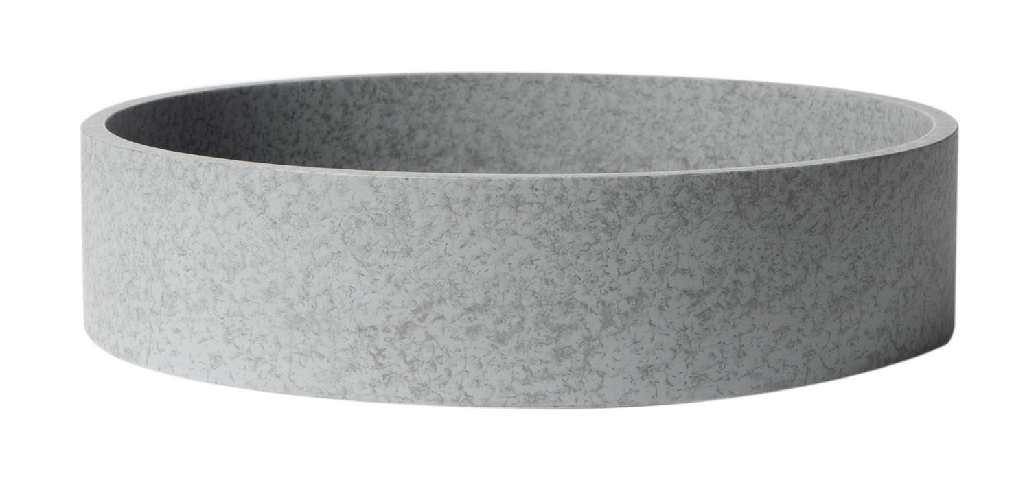 ALFI brand ABCO17R 17" Round Solid Concrete Gray Matte Above Mount Bathroom Sink