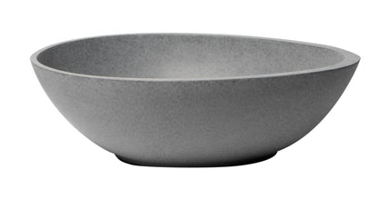 ALFI brand ABCO21O 21" Solid Concrete Tear Drop Above Mount Vessel Sink
