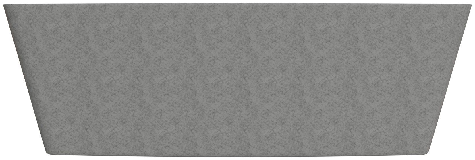 ALFI brand ABCO71TUB 71" Solid Concrete Rectangular Freestanding Bathtub