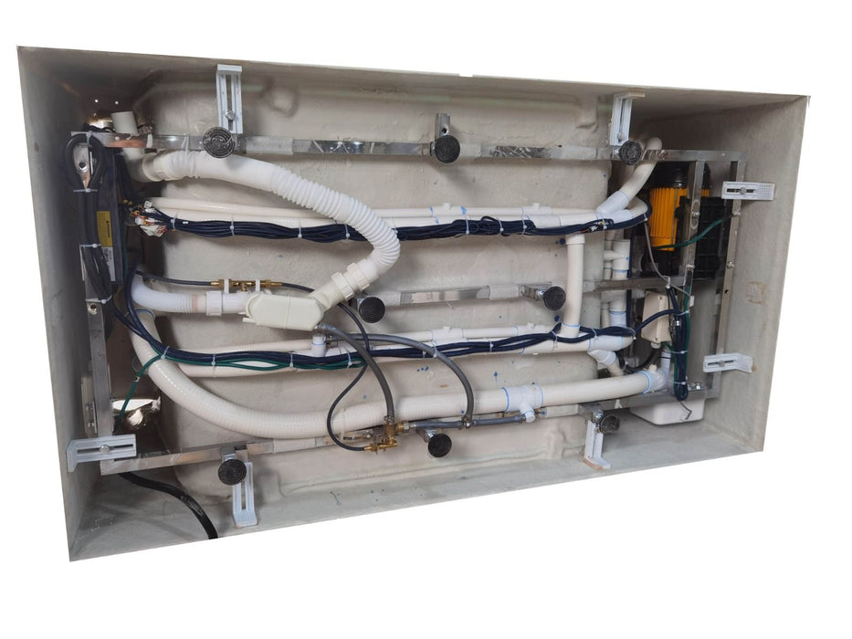 EAGO AM152ETL-5 5 ft Clear Rectangular Acrylic Whirlpool Bathtub