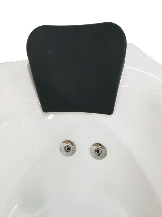 EAGO AM161-L 59" Single Person Corner White Acrylic Whirlpool Bath Tub