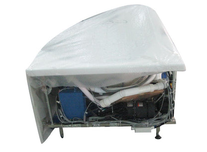 EAGO AM198ETL-R 5 ft Clear Rounded Right Corner Acrylic Whirlpool Bathtub