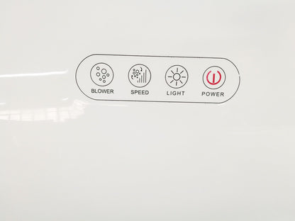 EAGO AM2130 66" Round Free Standing Acrylic Air Bubble Bathtub