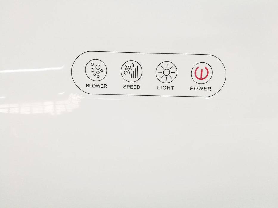 EAGO AM2130 66" Round Free Standing Acrylic Air Bubble Bathtub