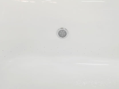 EAGO AM2140 68" White Free Standing Oval Air Bubble Bathtub