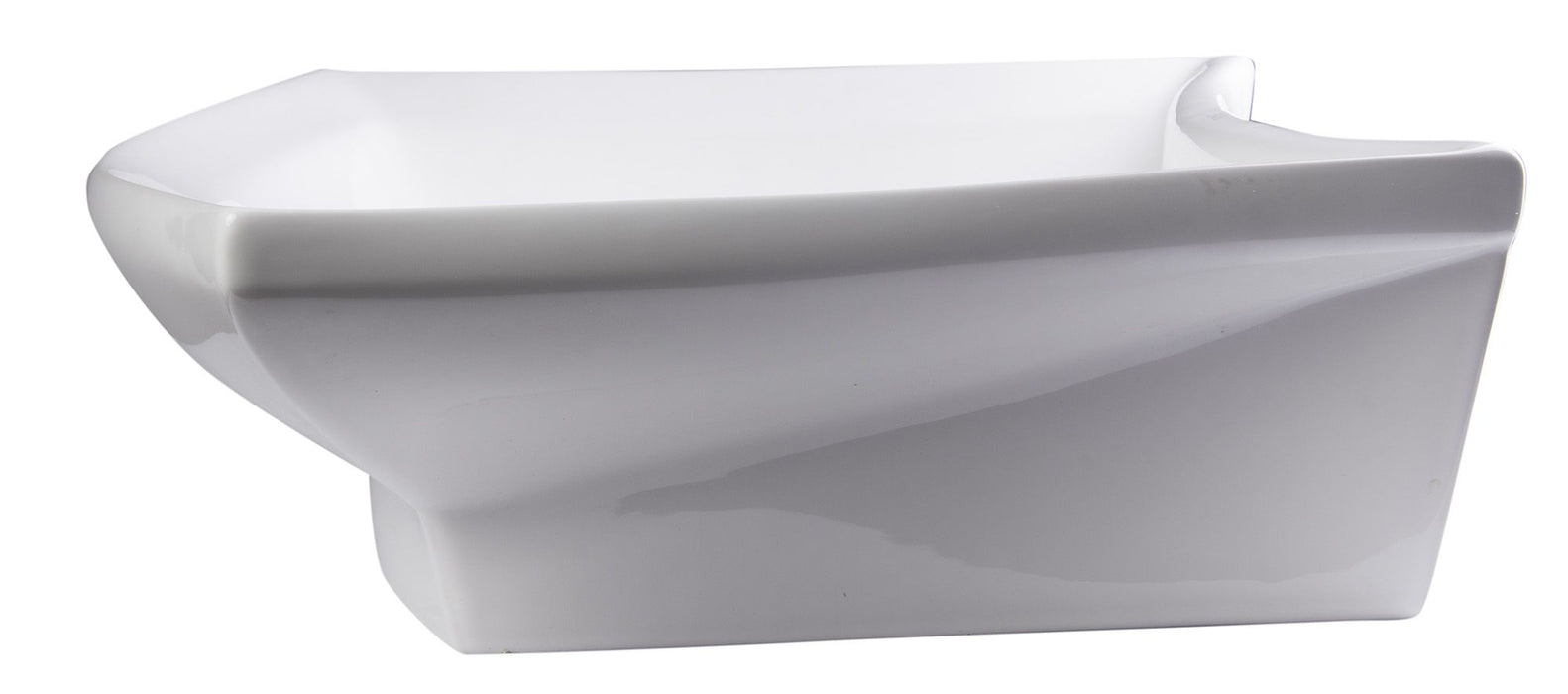 EAGO BA142 28" White Rectangular Porcelain Bathroom Sink with Overflow